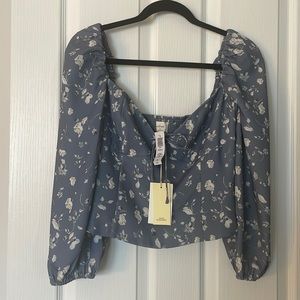 NWT Wilfred long sleeve novella blouse